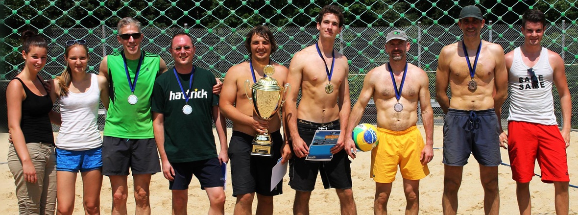 Beach-Volleyball im Freizeitpark Beach-Volleyball im Freizeitpark
