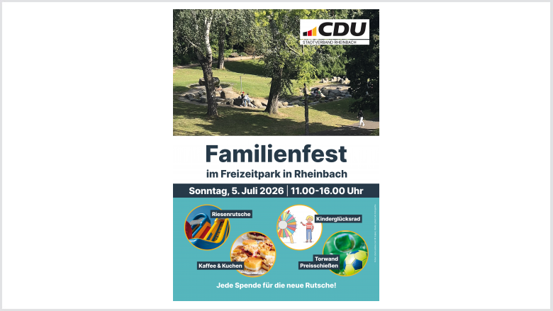 Familienfest im Freizeitpark in Rheinbach
